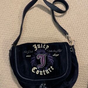 Juicy Couture black satchel purse